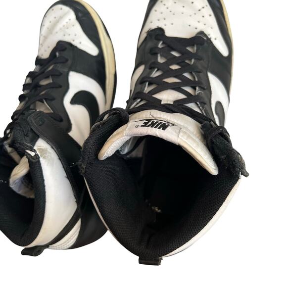 Nike Dunk High Black White DD1399-105 PANDA Size 11 Preowned - Picture 4 of 9